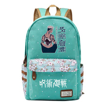 Cartoon Teenage Girl Student Backpack For Men And Women Casual Canvas Backpack