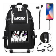Naruto Usb Large Capacity Youth Student Backpack For Leisure Travel Backpack