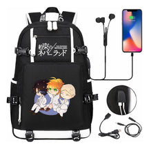 Promised Dream Island Usb Large Capacity Youth Student Backpack For Boys And Girls Leisure Travel Backpack