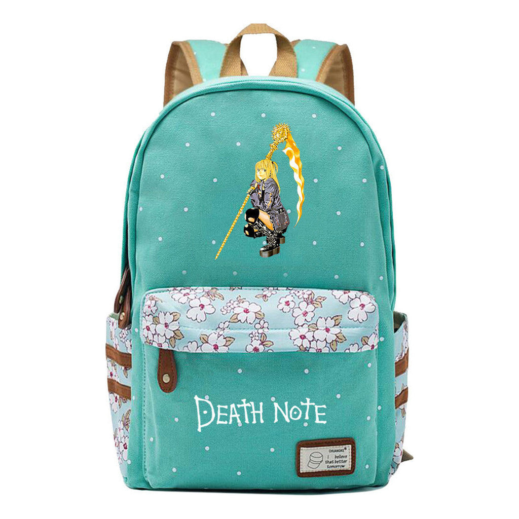 Death Note Night God Moon Youth Girl Student School Bag Leisure Backpack