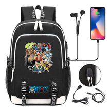 Anime Pirate Wang Lufei Youth Student School Bag Usb Men's And Women's Leisure Backpack