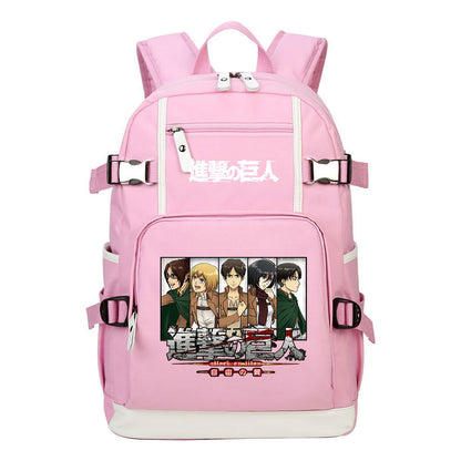 Giant Soldier Captain Alan Of Anime Attack Student Backpacks, Men's And Women's Backpacks, Leisure Travel Backpacks, Backpacks