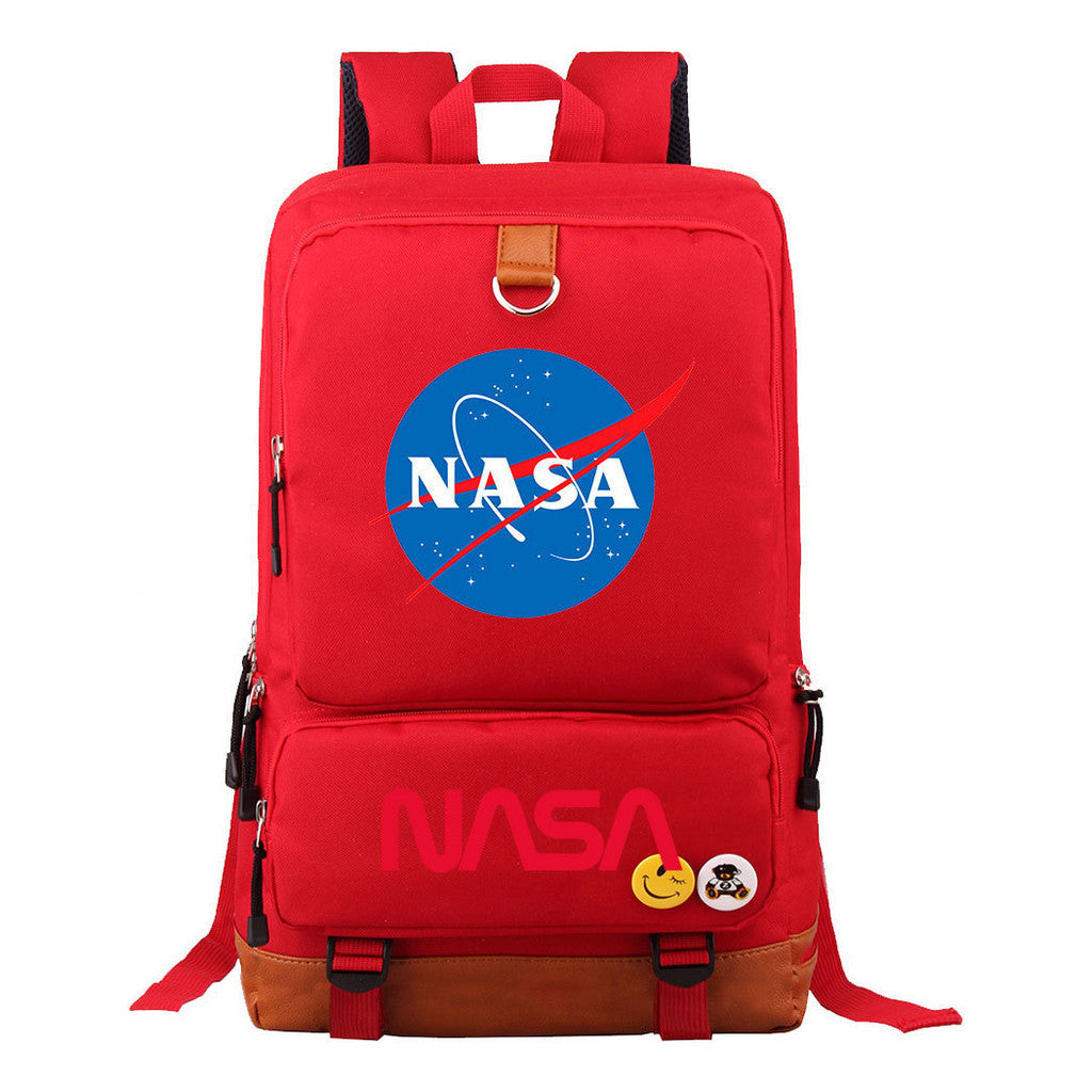 Nasa Fashion Printed Youth Student School Bag Large Capacity Travel Bag Men's And Women's Backpack