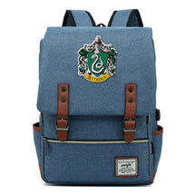 School Of Magic Schoolbag Usb Leisure Belt Buckle Backpack Men And Women