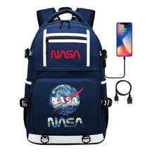 Printed Usb Youth School Bag Backpack Leisure Travel Backpack