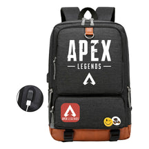Apex Hero Print Usb Youth School Bag Travel Backpack