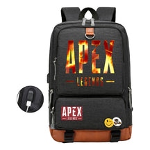 Apex Hero Print Usb Youth School Bag Leisure Travel Backpack