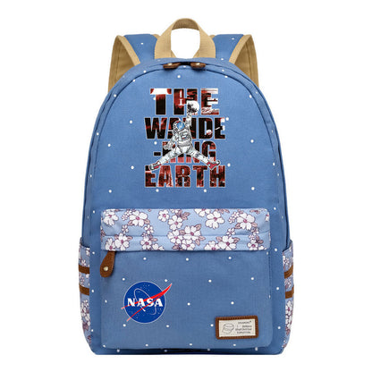 Fashionable Printed Student Backpack From Nasa, Casual Backpack