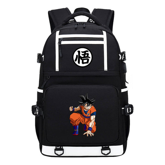 Seven Dragon Ball Usb Youth Student School Bag Men's And Women's Backpack Leisure Travel Bag