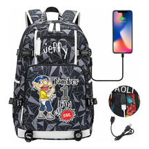 Printed Youth Student Backpack, Backpack, Leisure Travel Backpack