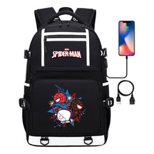 Superhero Printed Youth Student Backpack Men And Women's Leisure Travel Backpack