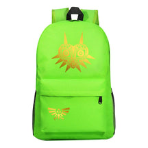Golden Printed Student Backpack Casual Backpack