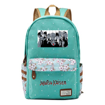 Cartoon Teenage Girl Student Backpack Casual Canvas Backpack