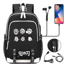 Comic Cartoon Fashion Youth Student Backpack Usb Men's And Women's Casual Backpack