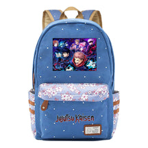 Cartoon Teenage Girl Student Backpack Casual Canvas Backpack