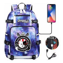 Bullet Theory Breaks Usb Large Capacity Youth Student Backpack Men's And Women's Leisure Travel Backpack