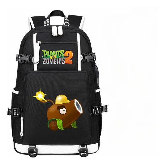 Printed Usb Youth Student Backpack For Men And Women's Leisure Travel Backpack