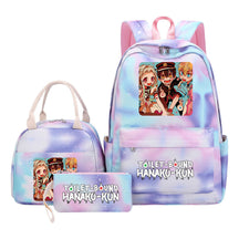 Teenage Student Girl Backpack Lunch Bag Three Piece Set Backpack Set