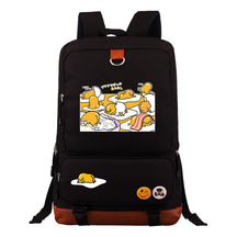 Cartoon Anime Lazy Egg Youth Student Backpack With Large Capacity Travel Bag For Boys And Girls Backpack