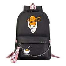 Lazy Egg Usb Youth Student Backpack For Boys And Girls Leisure Travel Backpack