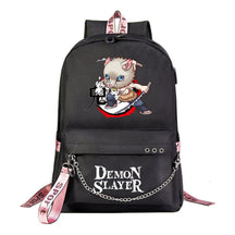 Cartoon Ribbon Youth Student School Bag Men's And Women's Leisure Travel Backpack