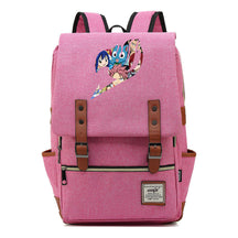Printed Youth Student School Bag Casual Belt Buckle Classic Backpack