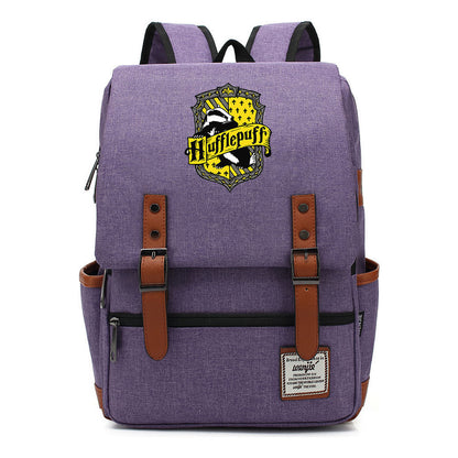 School Of Witchcraft And Wizardry Printed Teenage Student Backpack For Men And Women With Casual Belt Buckle Classic Backpack  43*29*13.5cm