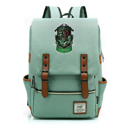 Academy Of Magic Print Teen Student School Bag For Men And Women Casual Belt Buckle Classic Backpack 43*29*13.5cm