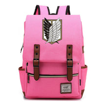 The Giant Of Manga Attack Printed Teenage Student Backpack For Men And Women With Casual Belt Buckle Classic Backpack 38*27*12.5cm