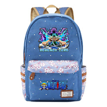 Anime Pirate Wang Lufei Printed Student School Bag Fragmented Flower Leisure Backpack