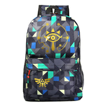 Golden Printed Youth Student Backpack Men And Women's Leisure Backpack