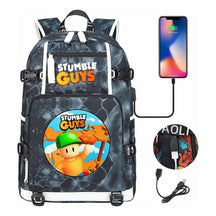 Usb Printed Student Backpack For Men And Women's Leisure Travel Backpack
