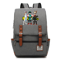 Animation My Hero College Prints Schoolbags For Young Students And Classic Backpacks With Belt Buckles For Men And Women.