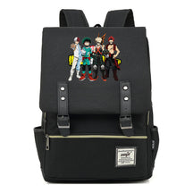 Anime My Heroes Academy Printed Youth Student Backpack Men's And Women's Leisure Belt Buckle Classic Backpack