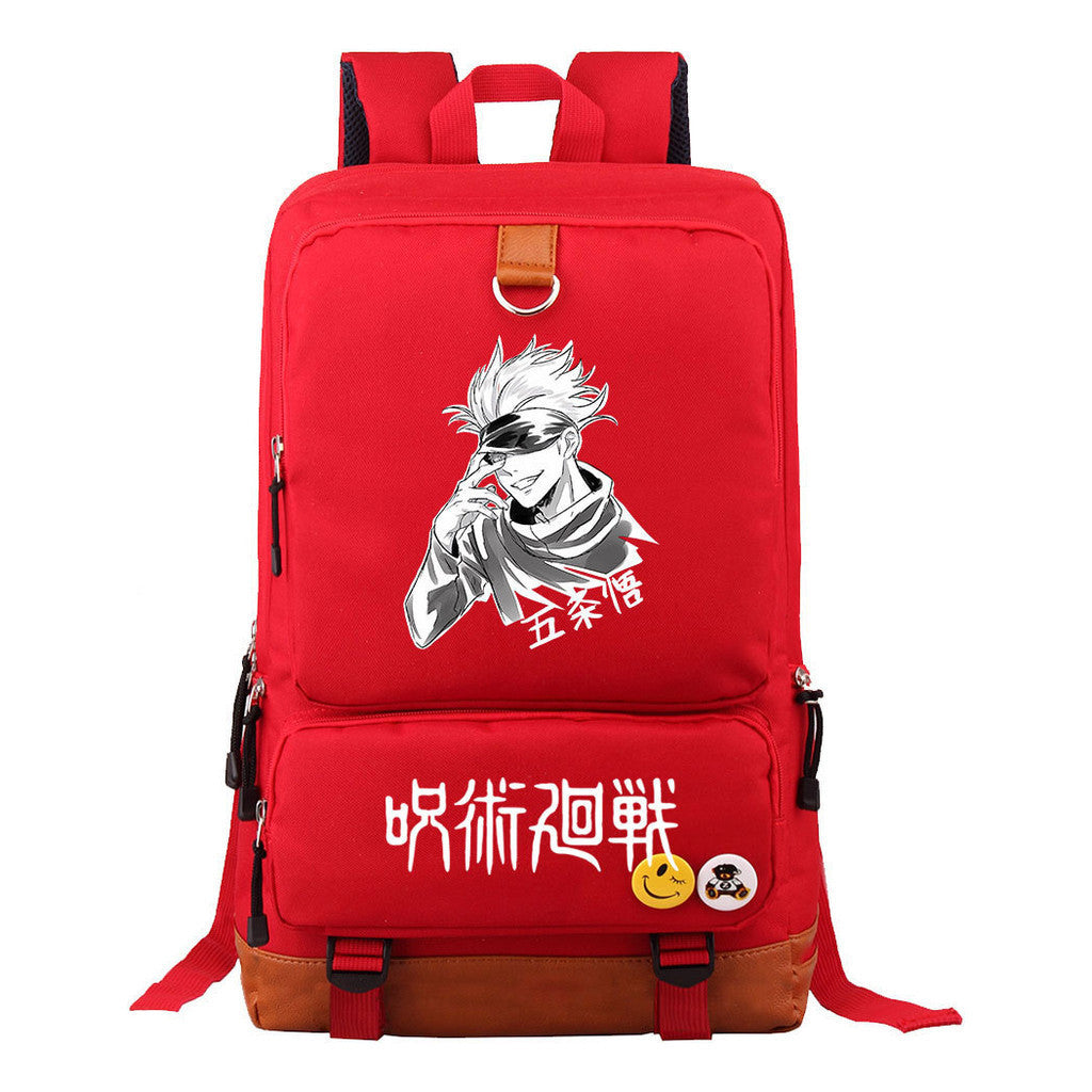 Cartoon Spell Back To War Schoolbags For Young Students And Backpacks For Men And Women.