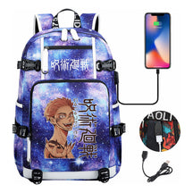 Printed Usb Youth Student Backpack For Men And Women's Leisure Large Capacity Travel Backpack