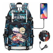 Printed Usb Youth Student Backpack For Men And Women's Leisure Large Capacity Travel Backpack