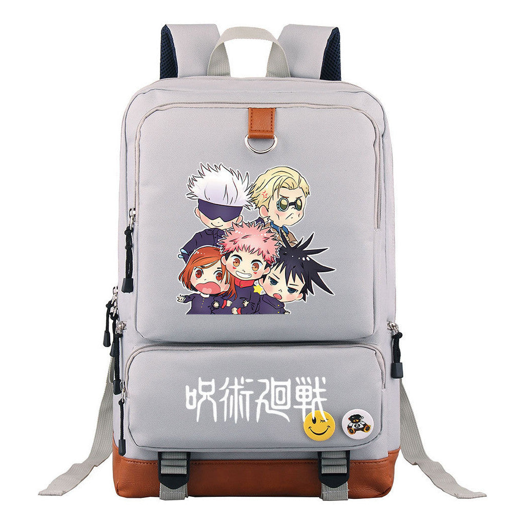 Cartoon And Manga Teenage Student Backpack, Men's And Women's Backpack, Travel Bag
