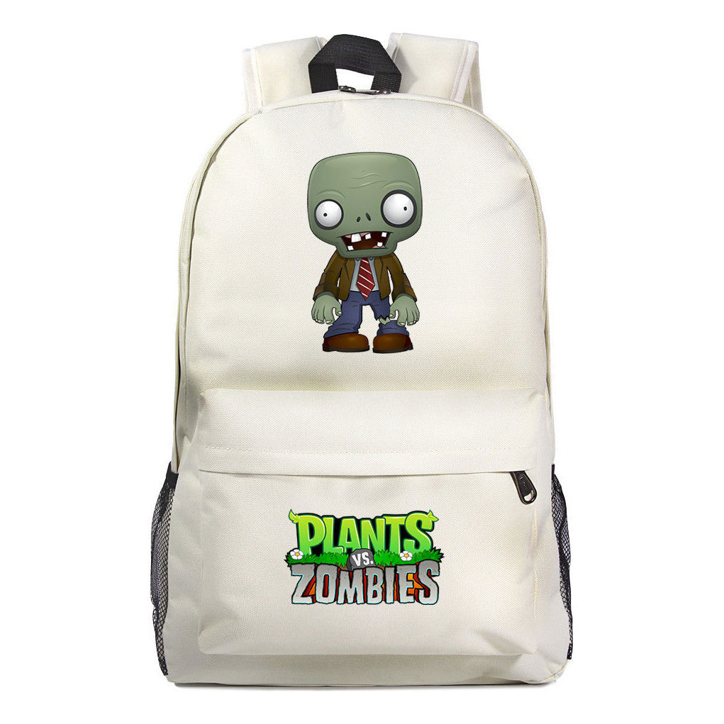 Game Plants Youth Student School Bag Men's And Women's Leisure Backpack