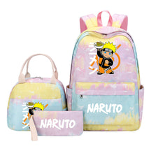 Naruto Girls School Bag Lunch Bag Three Piece Set Backpack Set