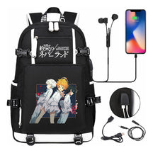 Promised Dream Island Usb Large Capacity Youth Student Backpack For Boys And Girls Leisure Travel Backpack