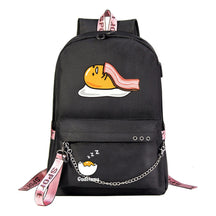 Lazy Egg Usb Youth Student Backpack For Boys And Girls Leisure Travel Backpack