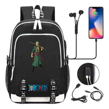 Anime Pirate Wang Lufei Youth Student School Bag Usb Men's And Women's Leisure Backpack