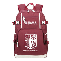 Giant Winged Soldier Captain Of Anime Attack Student Backpack, Leisure Travel Backpack