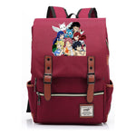 Printed Teenage Student Backpack For Men And Women With Casual Belt Buckle Classic Backpack 38*27*12.5cm