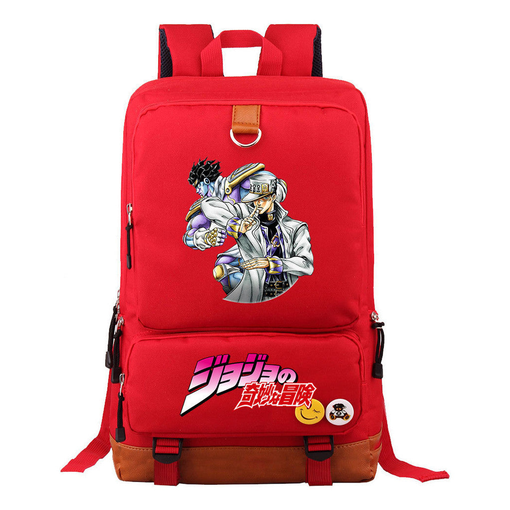 The Wonderful Adventure Of The Comic Jojo Youth Student Backpack, Men's And Women's Backpack, Travel Bag