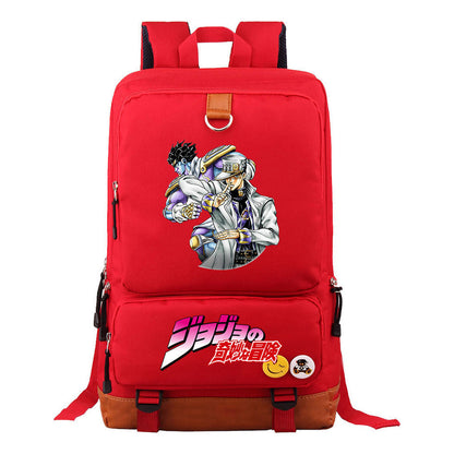 The Wonderful Adventure Of The Comic Jojo Youth Student Backpack, Men's And Women's Backpack, Travel Bag