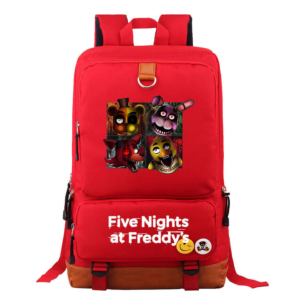 Toy Bear Game Youth Student School Bag Large Capacity Travel Bag Men's And Women's Backpack