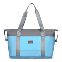 Contrast Color Luggage Bag, Travel Bag, Large Capacity Wet Dry Separation Sports And Fitness Bag, Shoulder Bag