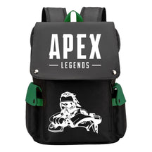 Apex Hero Print Usb Charging Head Youth School Bag Casual Backpack